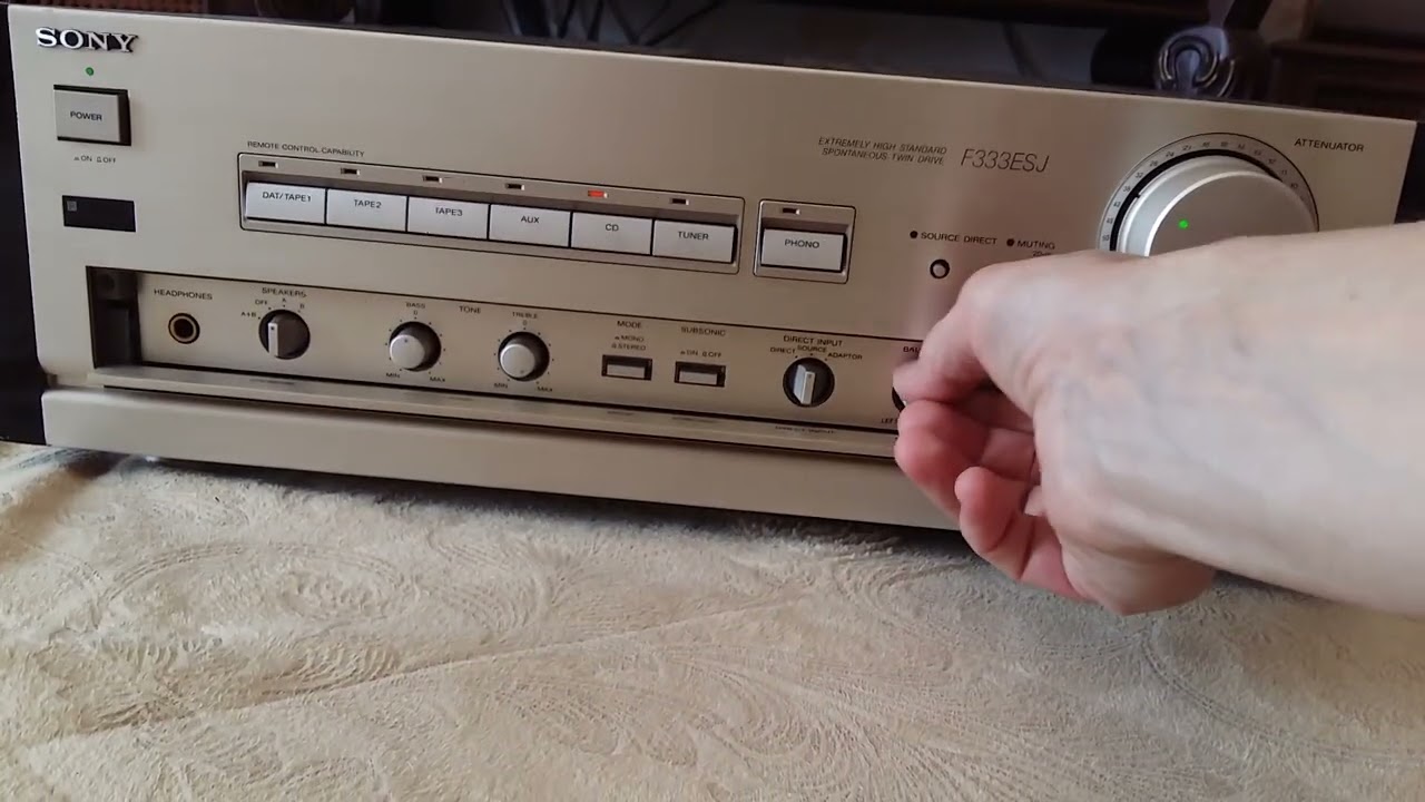Sony TA F 333 ESJ проверка