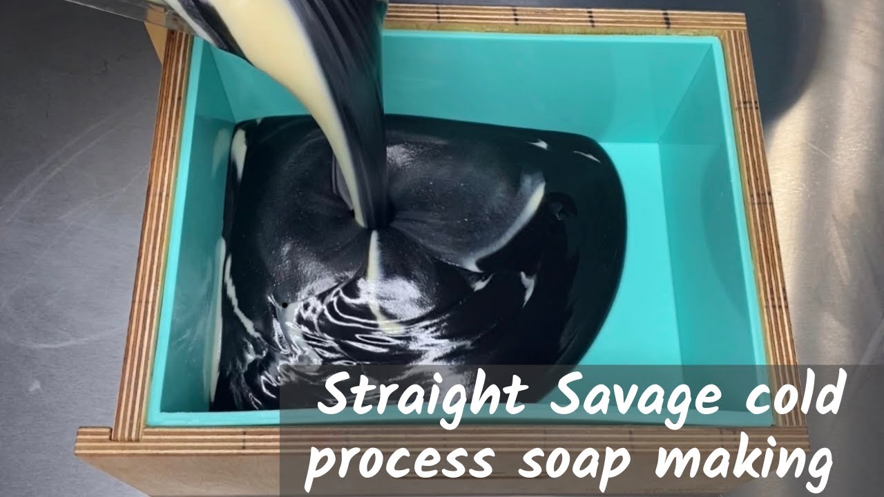 Straight Savage | Cold Process Soap Making | Hunny B Natural