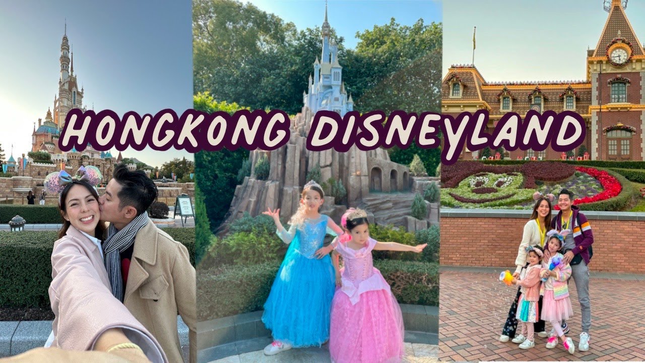 We spent 15 hours at HK Disneyland!! The Princess Transformation!