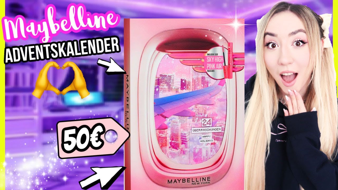 Schrott oder tiktok Hype WERT ? Ich öffne alle 24 Türen MAYBELLINE Adventskalender 2024 l Bekis life