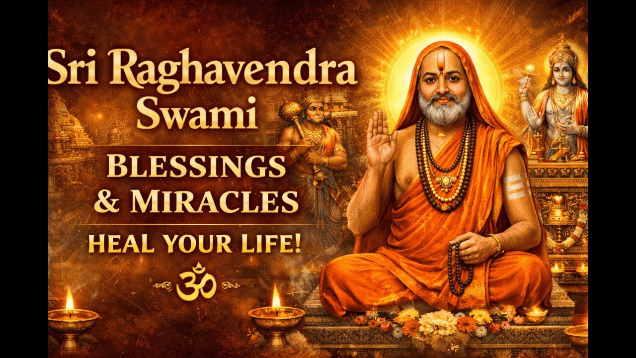 Sri Raghavendra Guru Stotram | Powerful Devotional Hymn for Blessings, Protection & Fulfillment