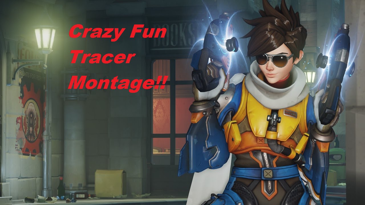 Crazy Fun Tracer Montage!! Overwatch!!