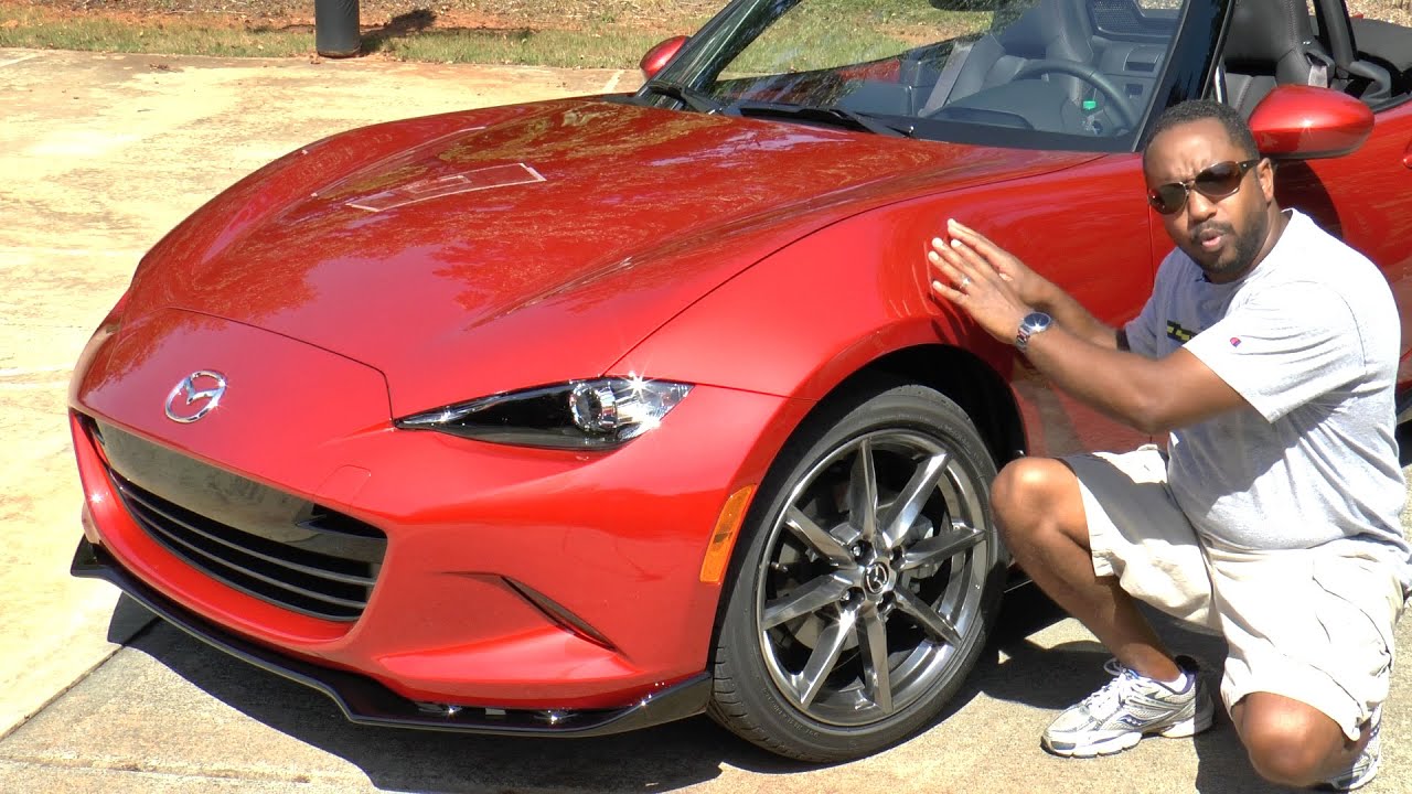 2016 Mazda MX-5 Miata Grand Touring Review - Small Car, Big FUN !!