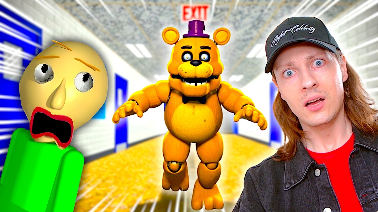 BALDI'S BASICS mais FREDBEAR est le NOUVEAU PROF ! 🐻😱 (Mod FNAF Horreur)