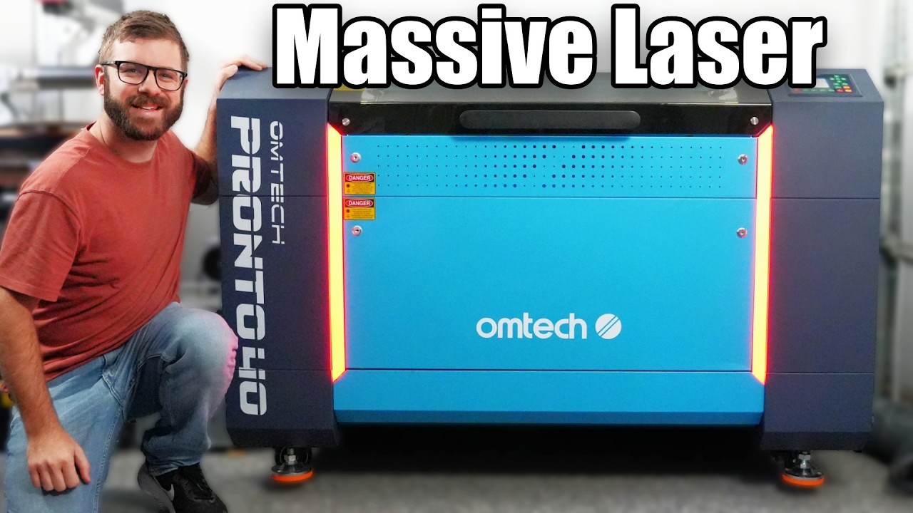Next Level Projects Unlocked With This CO2 Laser (Omtech Pronto 40)