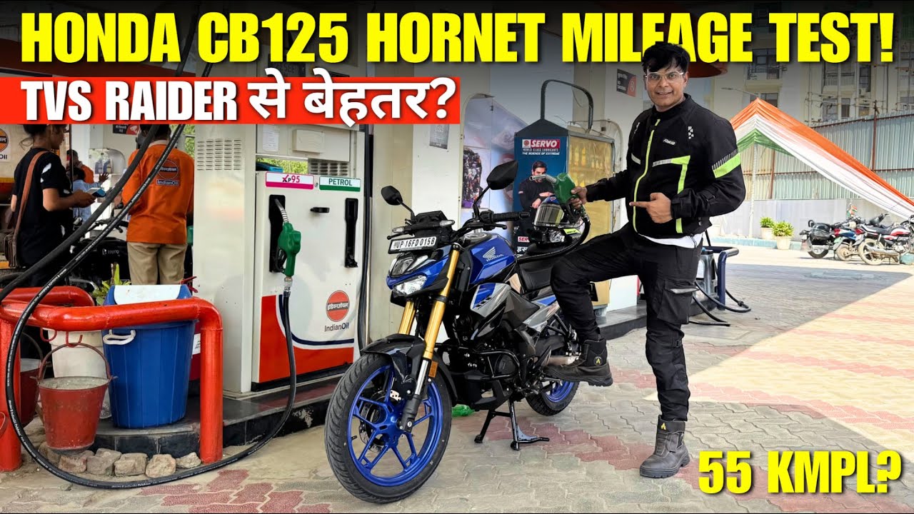 Honda CB125 Hornet First Ride Review 🔥 | Real Mileage Test in City, Highway & Bad Roads!✅