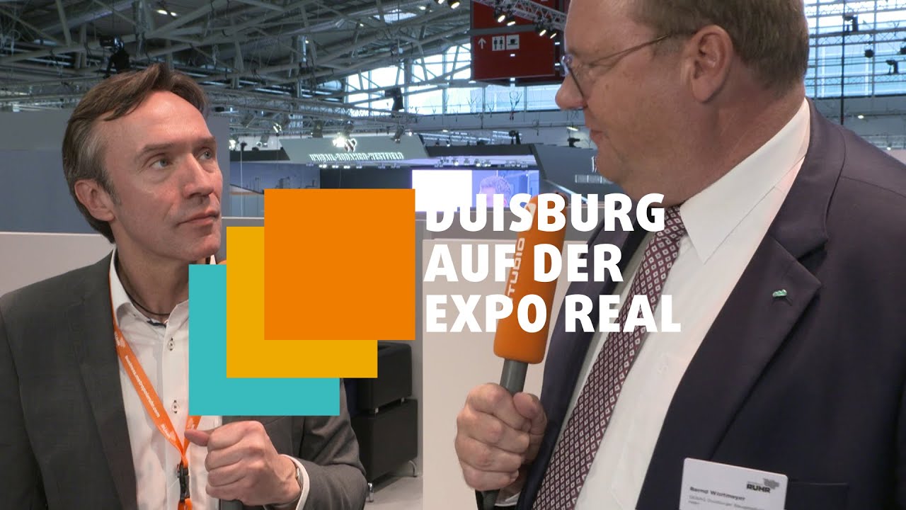 DUISBURG AUF DER EXPO REAL 2019 | INTERVIEW MIT BERND WORTMEYER | GESCH&Auml;FTSF&Uuml;HRER GEBAG