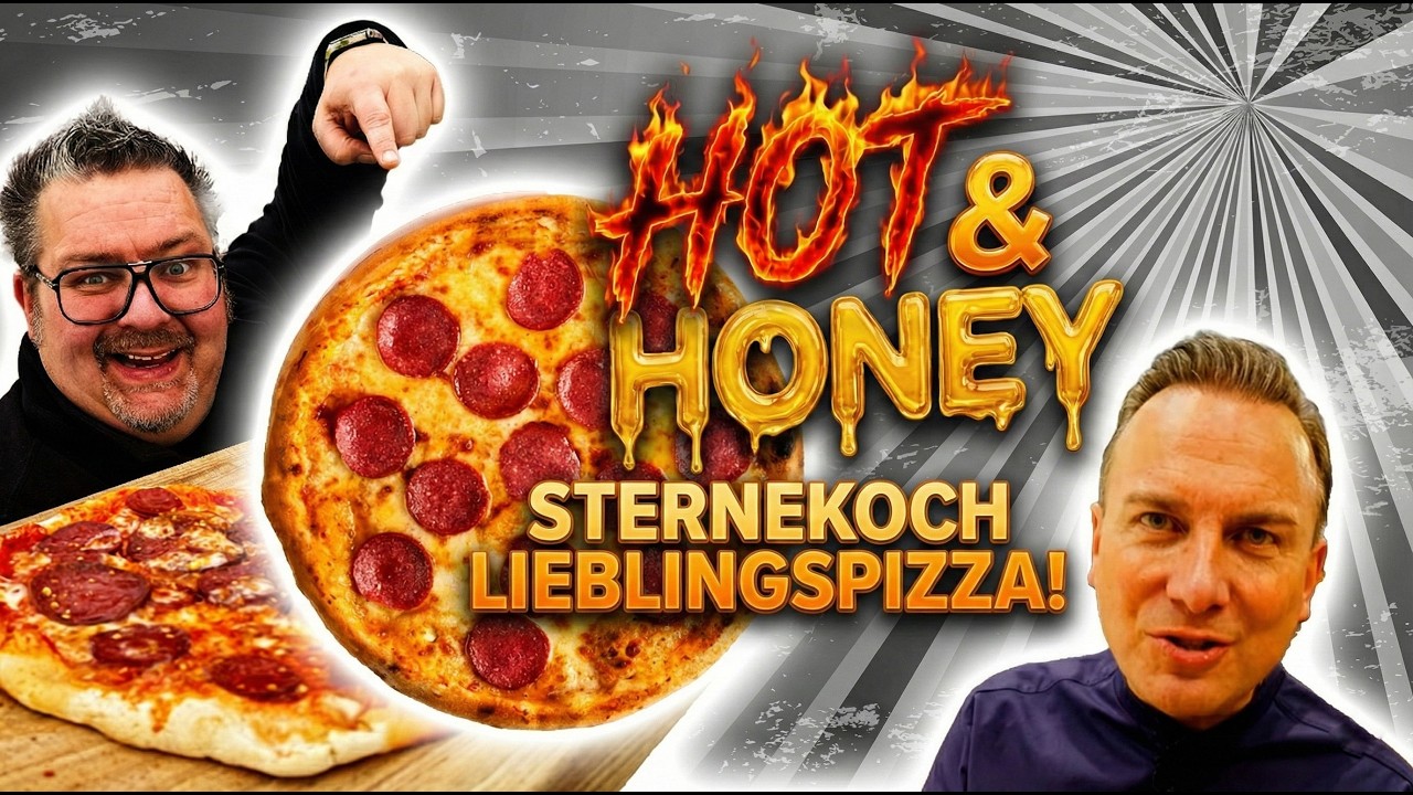 ICH MACHE TIM RAUEs LIEBLINGSPIZZA - TRIPLE PEPPERONI SPICY HONEY - ganz easy zu Hause machen