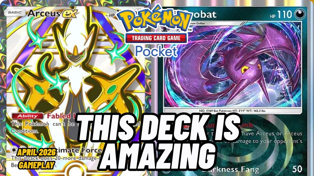 BEYOND REACH! ARCEUS ex & CROBAT Won&rsquo;t Let Your Shadows Touch the Light! | Pokemon TCG Pocket
