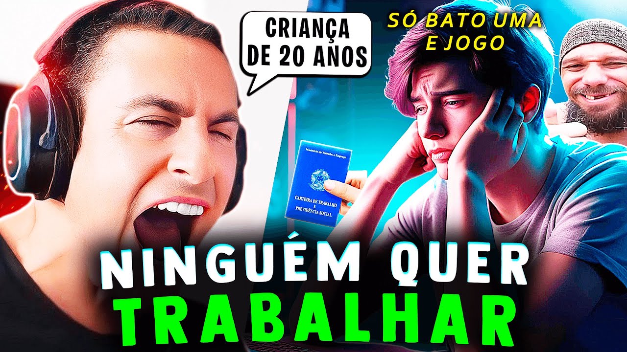 SUPER XAND&Atilde;O REAGINDO - GERA&Ccedil;&Atilde;O NEM NEM: SEM TRABALHO, SEM ESTUDO E SEM FUTURO