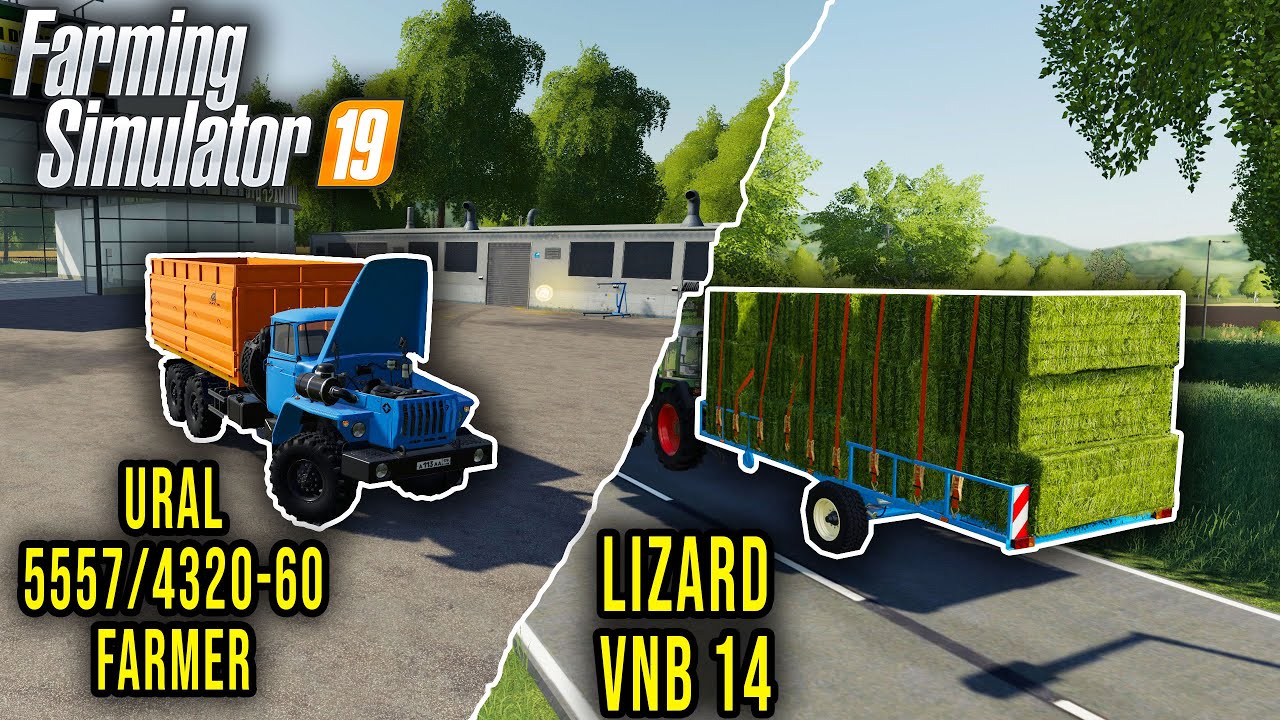 URAL 5557/4320-60 FARMER - LIZARD VNB 14 - Farming Simulator 19 Mods #43 | Radex