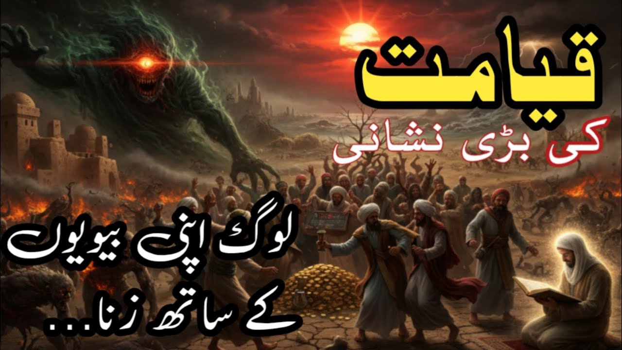 Qayamat ki nishaniyan Akhiri Zaman ke loog 