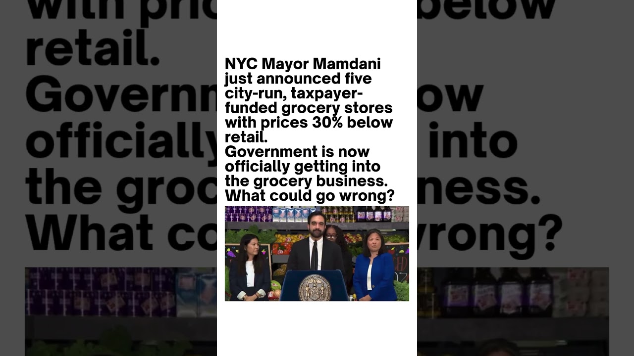 NYC's Government Grocery Store Plan 🇺🇸🛒