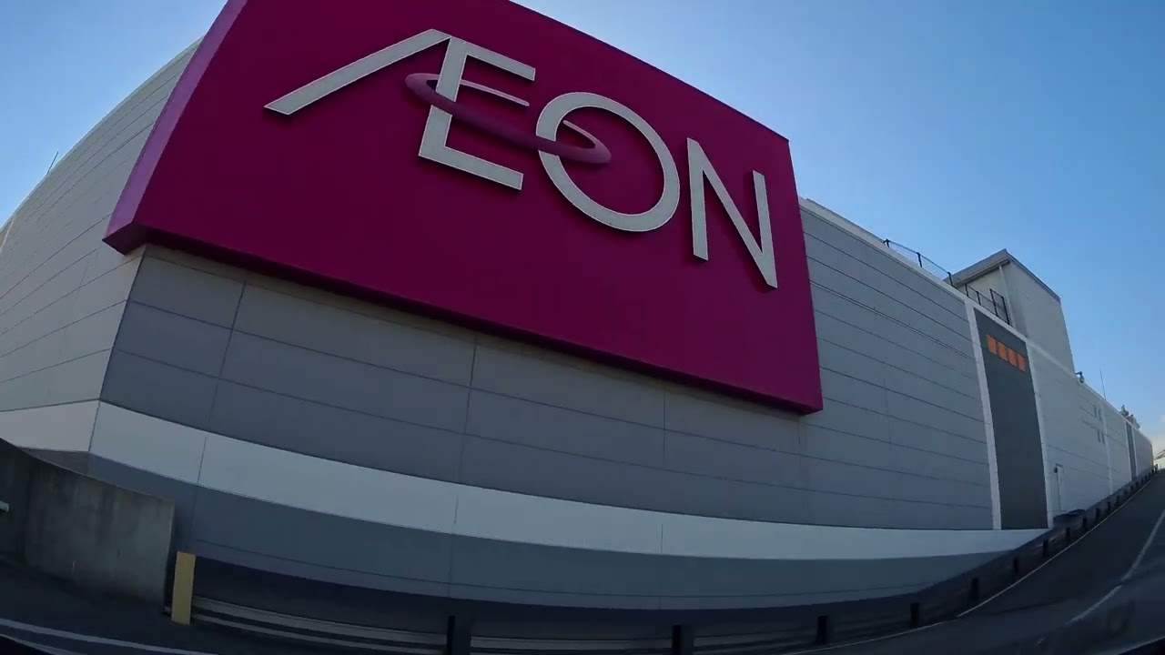 [ 4K ]【イオンモール神戸南】の立体駐車場に入りました。[4K] I entered the multi-story parking lot at AEON Mall Kobe Minami.