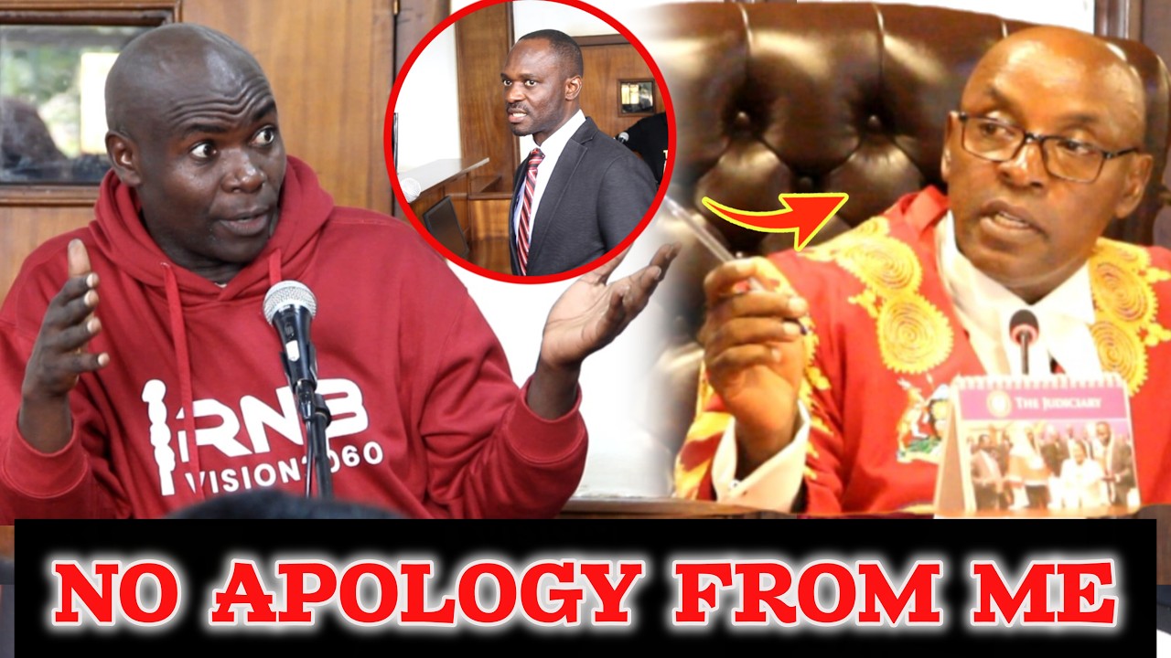Am not accountable to anyone for respect, neither the Chief Justice-Mabirizi tells court & State