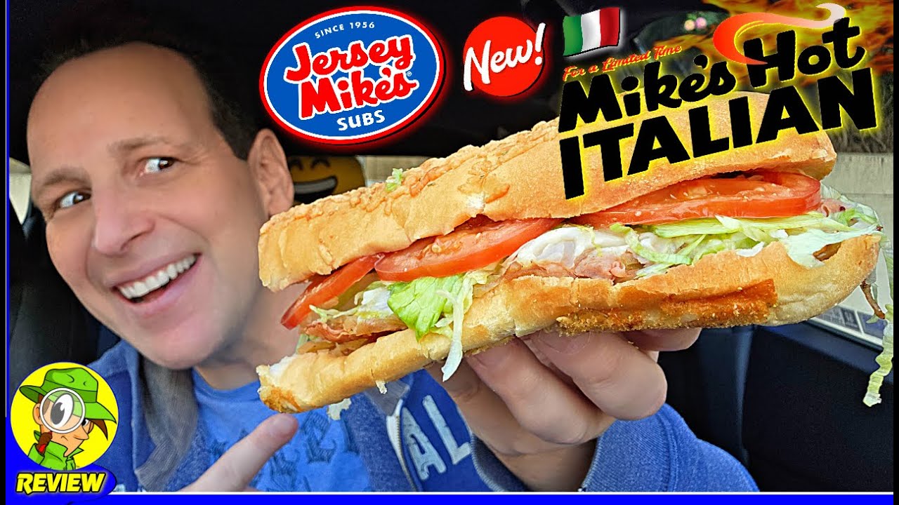 Jersey Mike's® Mike's Hot Italian Review 🔥🇮🇹🥖 BEST Fast Food Sub?! 🤔 Peep THIS Out! 🕵️‍♂️
