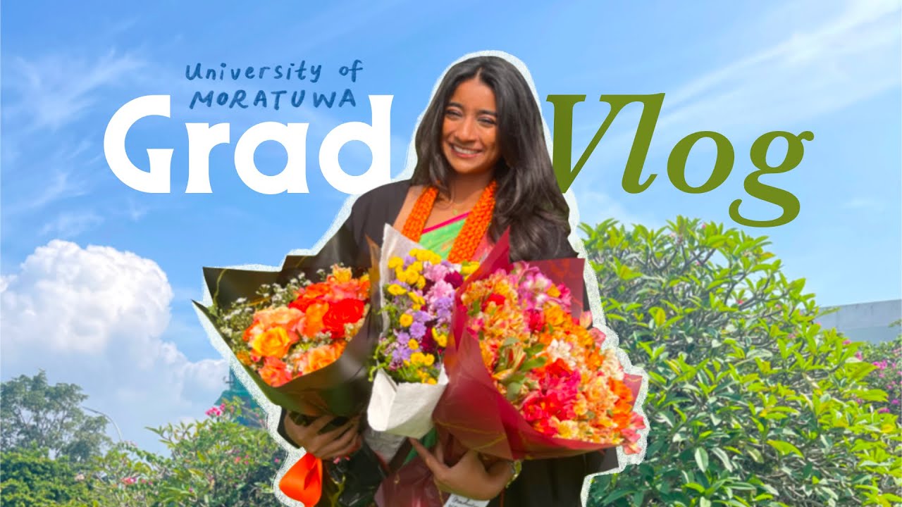 Graduating from the University of Moratuwa 📚👩🏾‍🎓