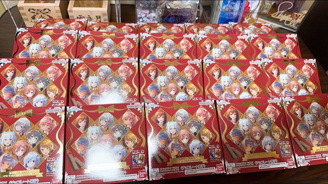 hololive ERROR SPECIAL CHOCO WAFERS 2BOX 開封&紹介！！