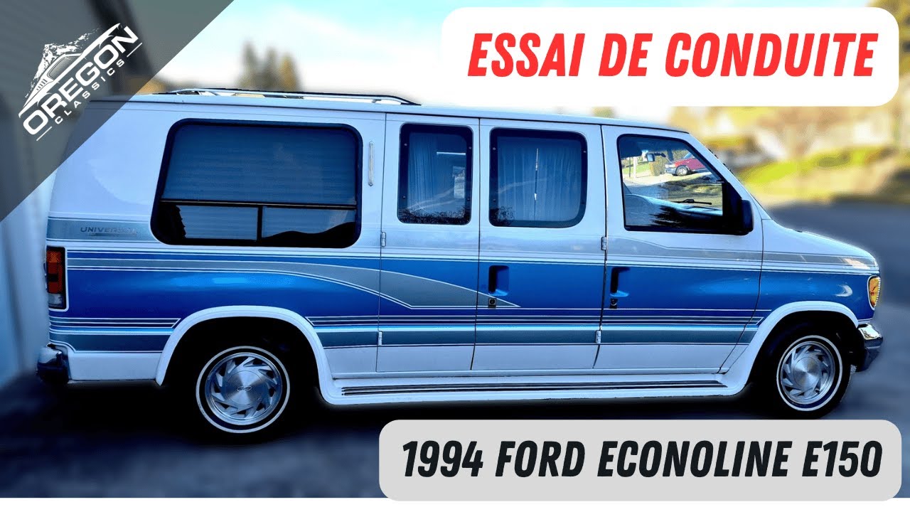 1994 FORD E150 CONVERSION VAN - DRIVING TEST