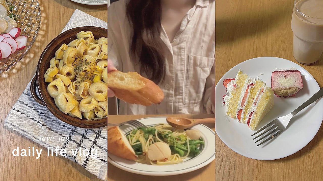 vlog.おうちに篭る12月の日常🏠🎄小さなクリスマスパーティー🍷さつまいもでおやつ作り｜さつまいものチーズ肉巻き