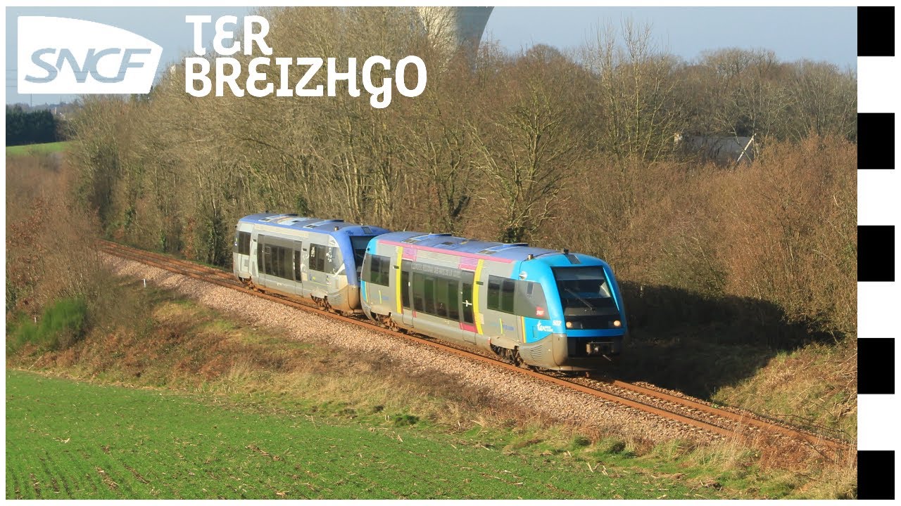 [HD/SNCF] TER Breizhgo - Les X 73500 de la ligne Rennes / Châteaubriant - Janzé (Bretagne) 🇫🇷