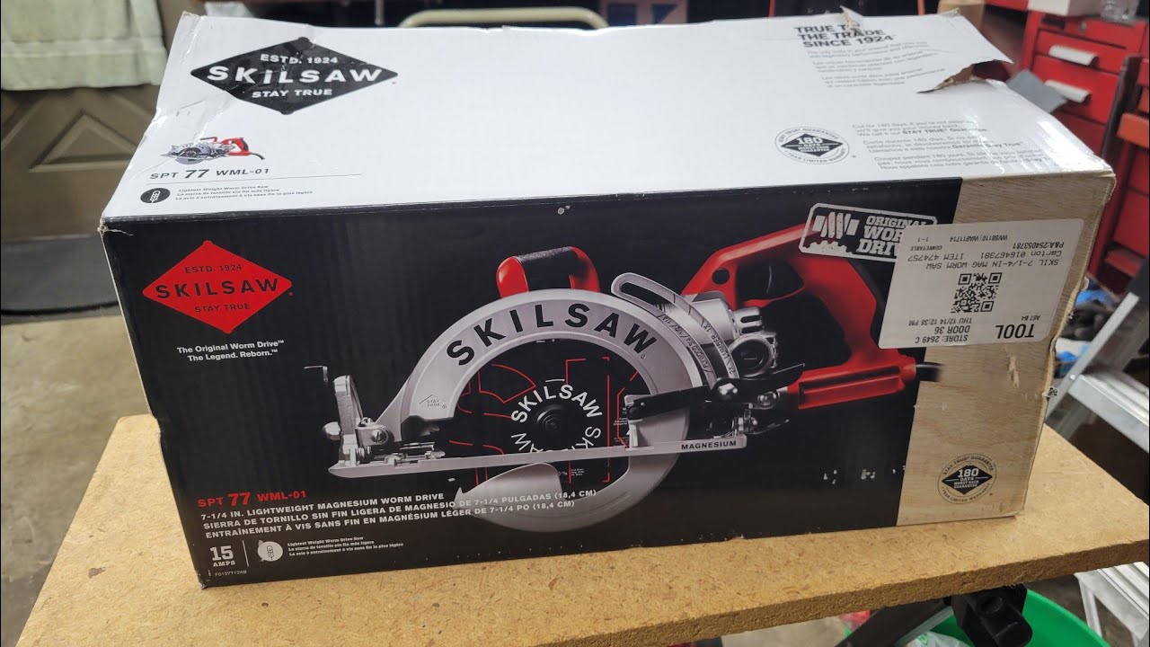 Bro DIY - Unboxing the Skilsaw, 120v - 7 1/4