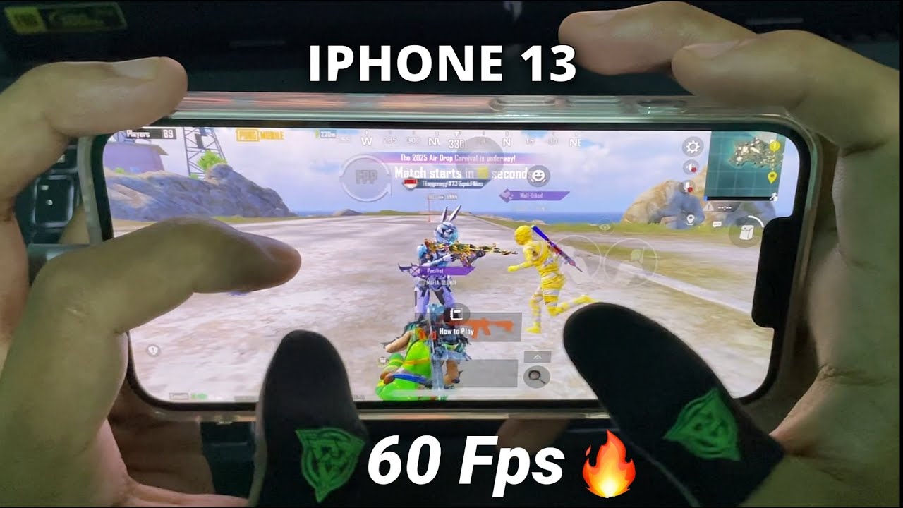 IPHONE 13 TEST PUBG MOBILE IN 2025 | Smooth+60Fps🔥🔥 Erangel Gameplay !!!
