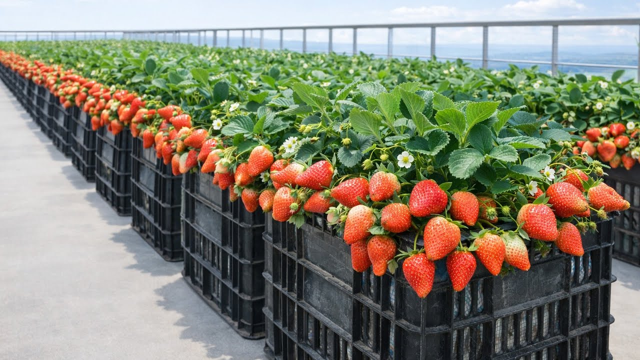 Turn Containers Into a Home Strawberry Farm With Fresh, Sweet Fruit