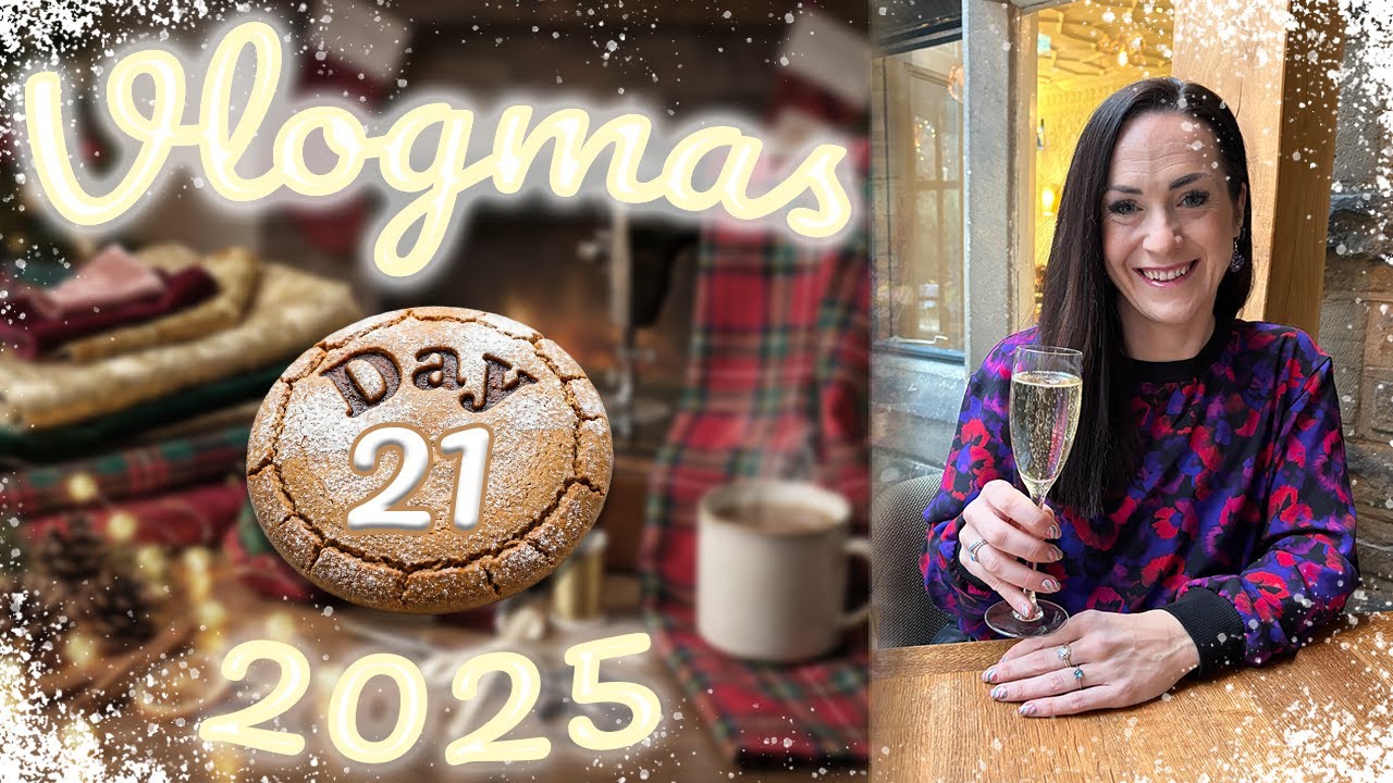 🎄 🎁 Видеоблог Sewn on the Tyne Vlogmas 2025: День 21 | Послеобеденный чай