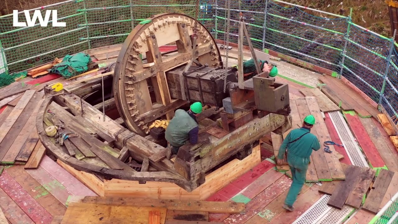 Unsere Windm&uuml;hle zieht um &ndash; Aufbau der M&uuml;hlenkappe