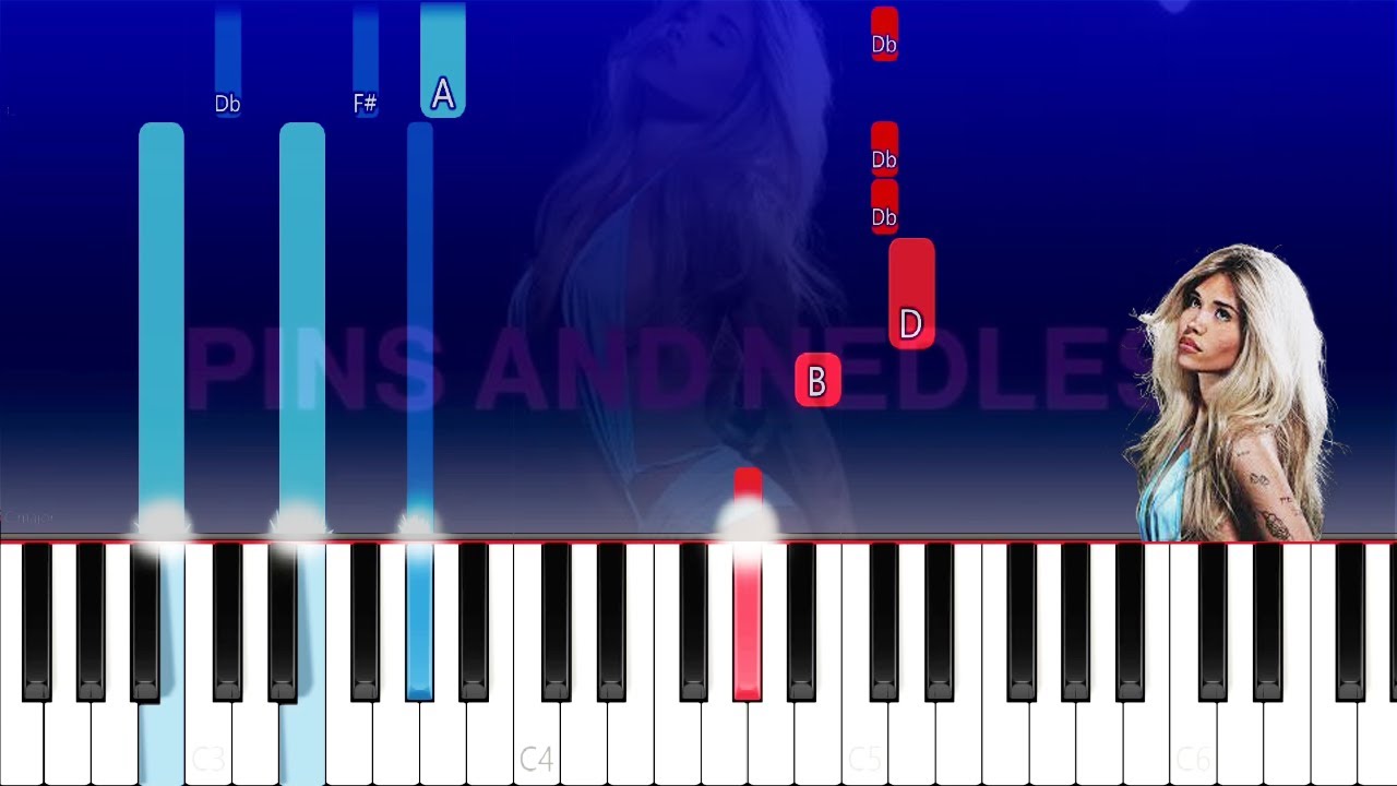 Nessa Barrett - PINS AND NEEDLES (Piano Tutorial)