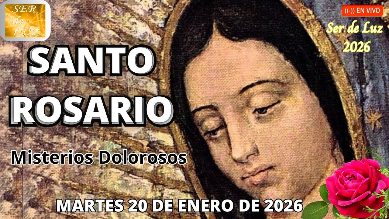 ❤️Santo Rosario de Hoy Martes 20 de Enero 2026 ❤️ Misterios Dolorosos