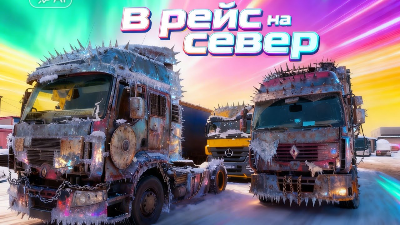 Еду в рейс на север , опять все сломалось . #фура #дальнобой #грузоперевозки 