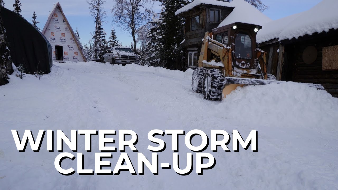 Snow Removal ASMR | Complete Snow Clearing in Alaska