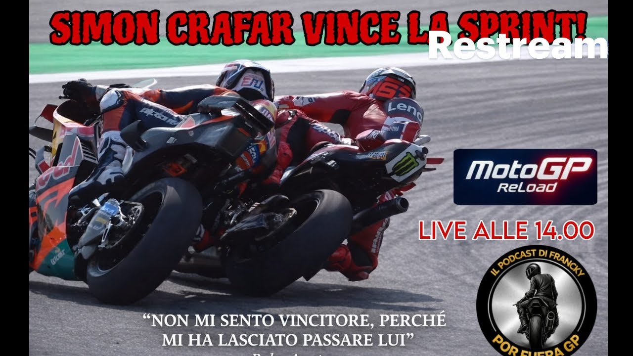 Live MOTOGPRELOAD - La direzione gara vince in scivolata su Marquez e Acosta !