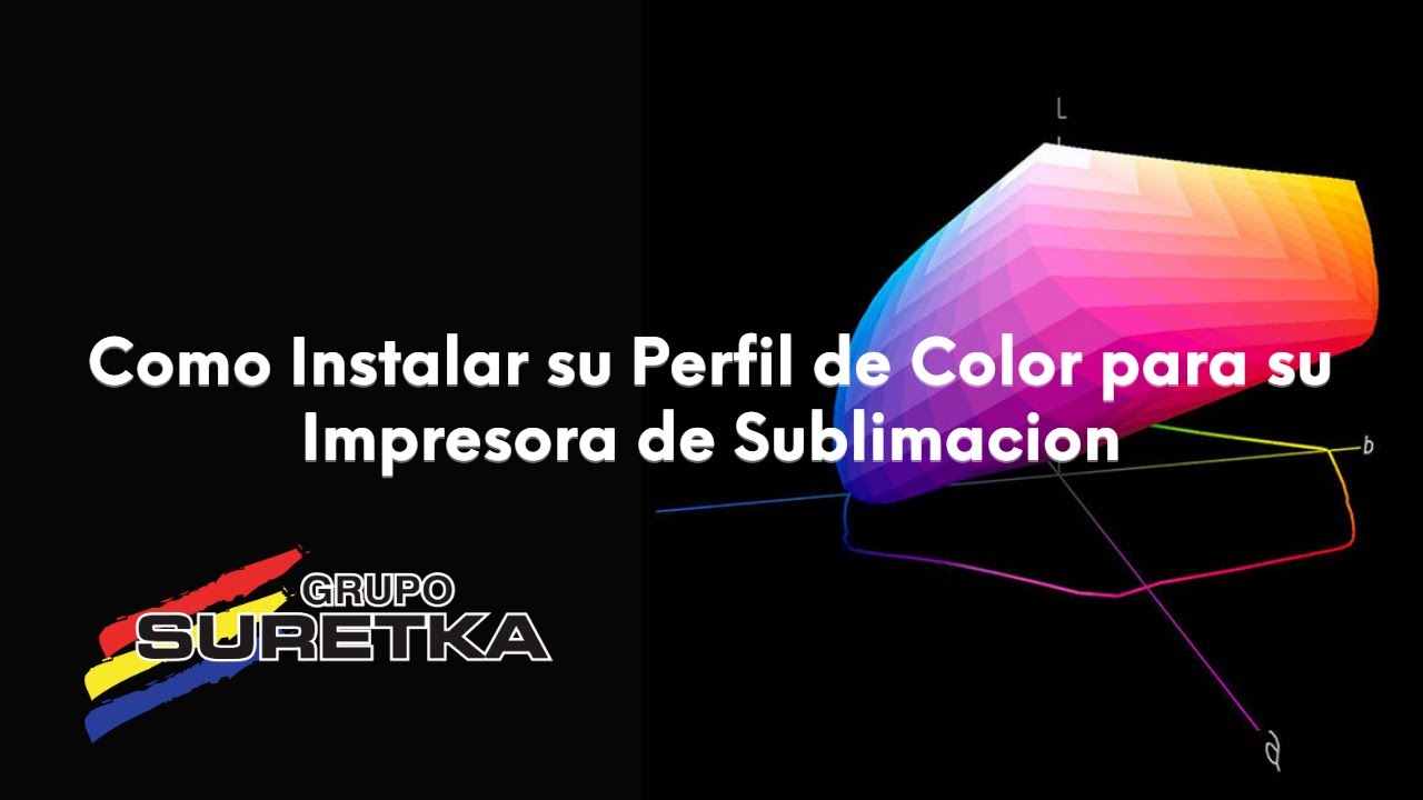 Como instalar el Perfil de Color para tintas de sublimaci&oacute;n en una PC