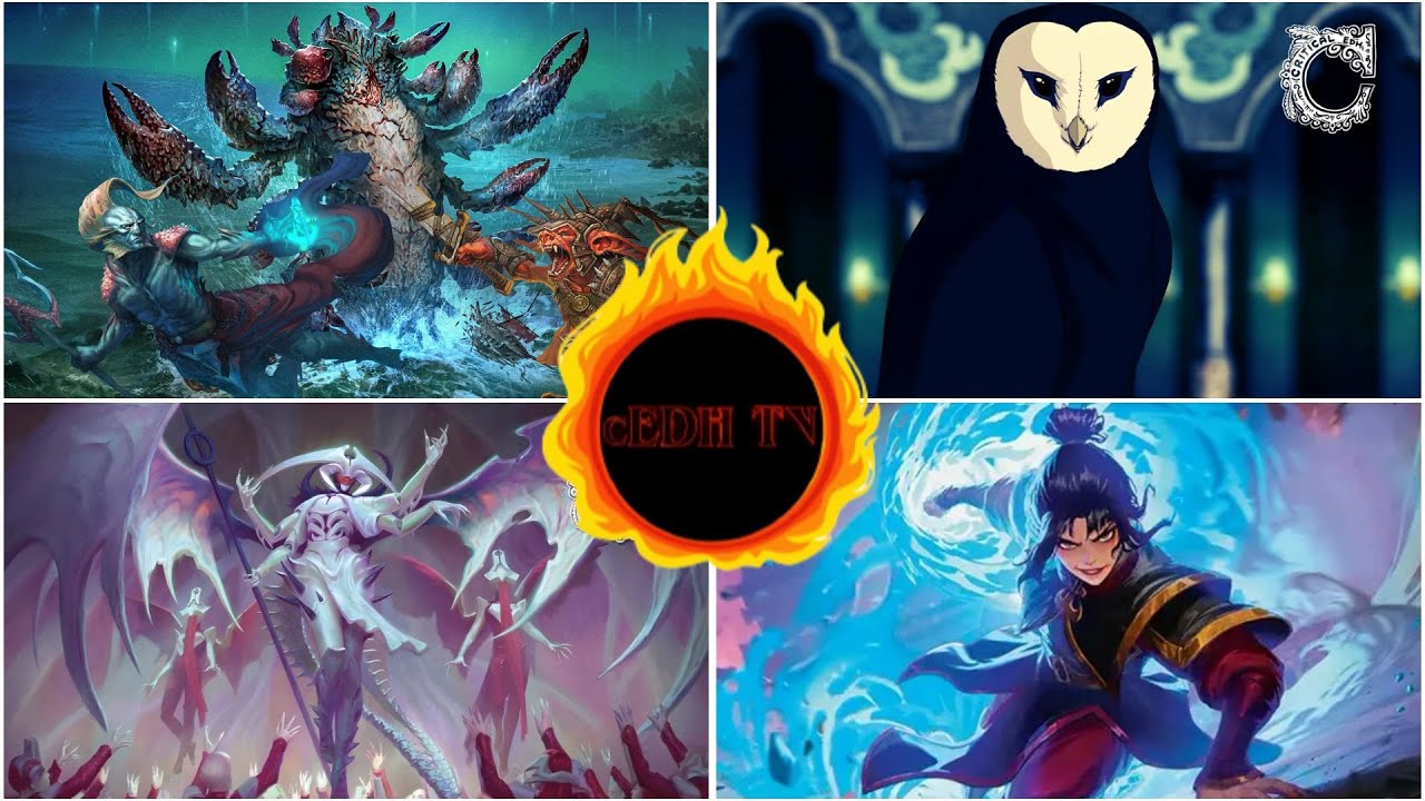 Semiblue vs Wan shi Tong vs Fire lord Azula vs Atraxa cEDH gameplay