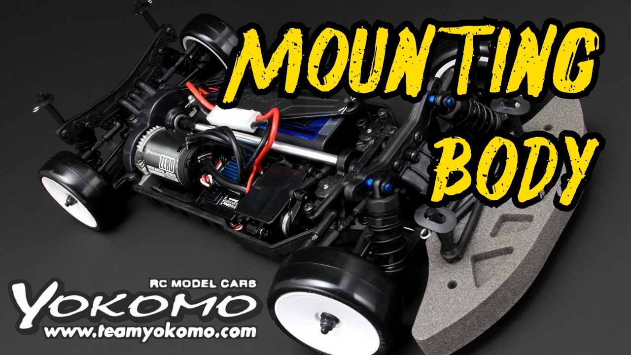Mount Body on Yokomo SD9 Sport using Bittydesign Yeah Racing & Protek RC Tools #bittydesign #rctools