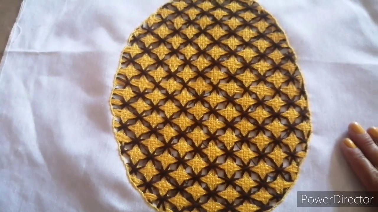 Bordado fantasía para piña muy fácil 🍍🍍🍍🍍