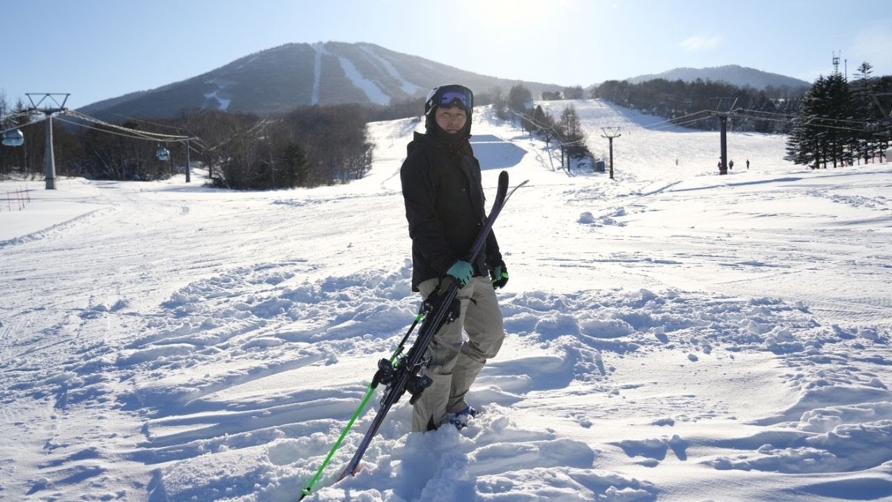 【安比高原初滑り】まさかの山頂から急斜面滑れるとは・・・