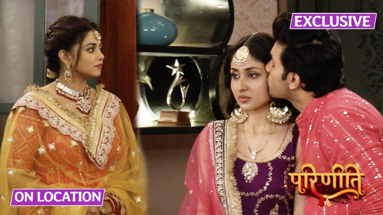 Parineetii | On Location | Sanju Ne Sabke Samne Kiya Pari Ko KISS