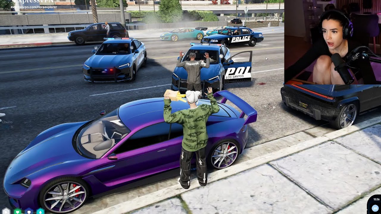 Nunu Gets Chased by The Whole PD | NoPixel 4.0