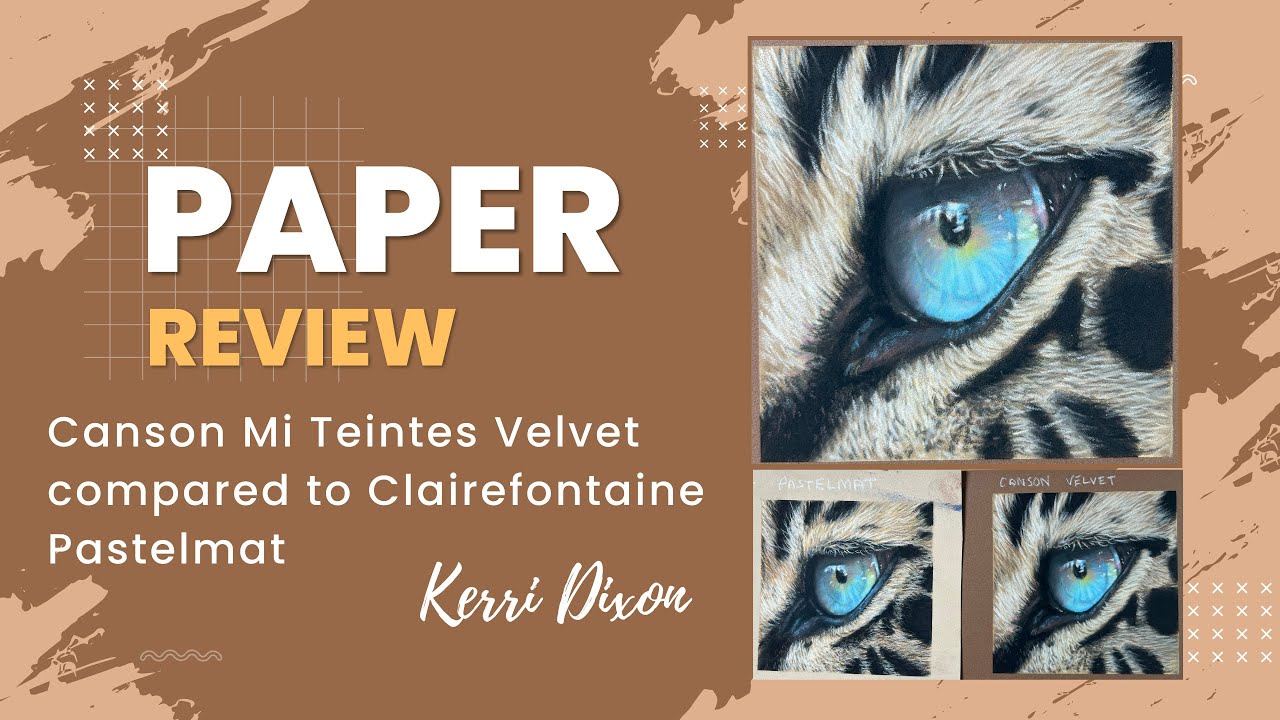 Обзор Canson Mi Teintes Velvet | КерриДиксонArt.com