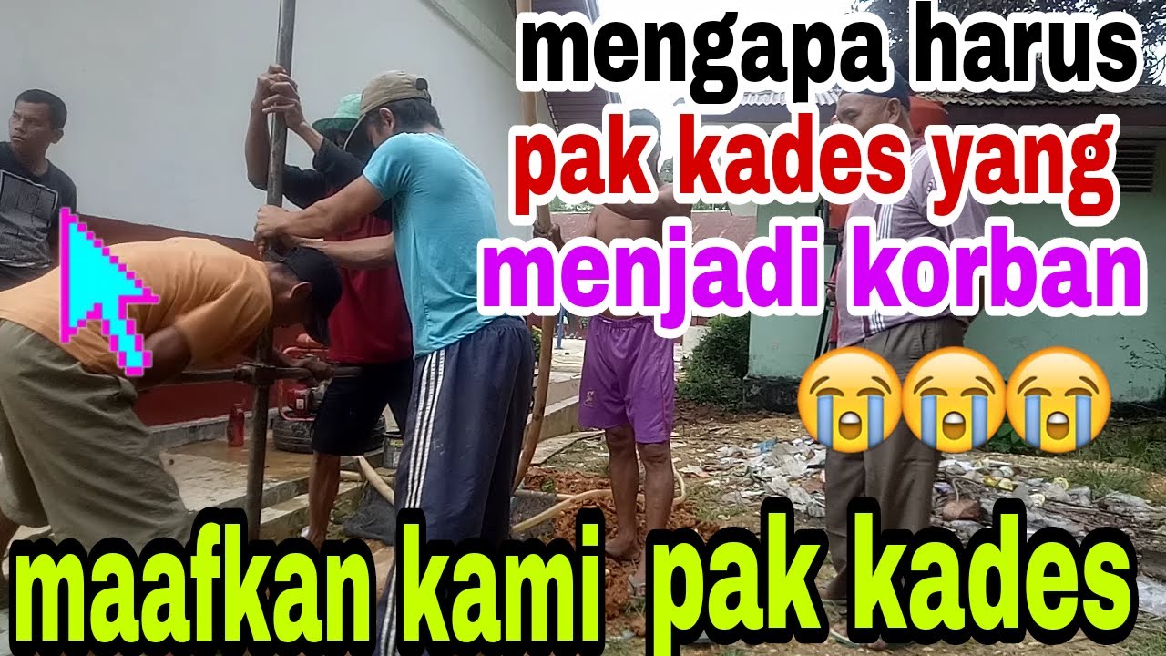 mengapa ini harus terjadi,😭😭😭 pak kades menjadi korban saat pengeboran, maafkan kami pak kades,