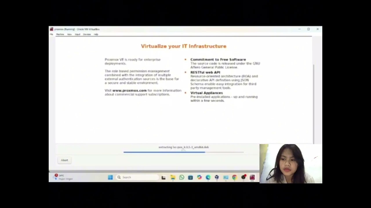 Menginstall proxmox