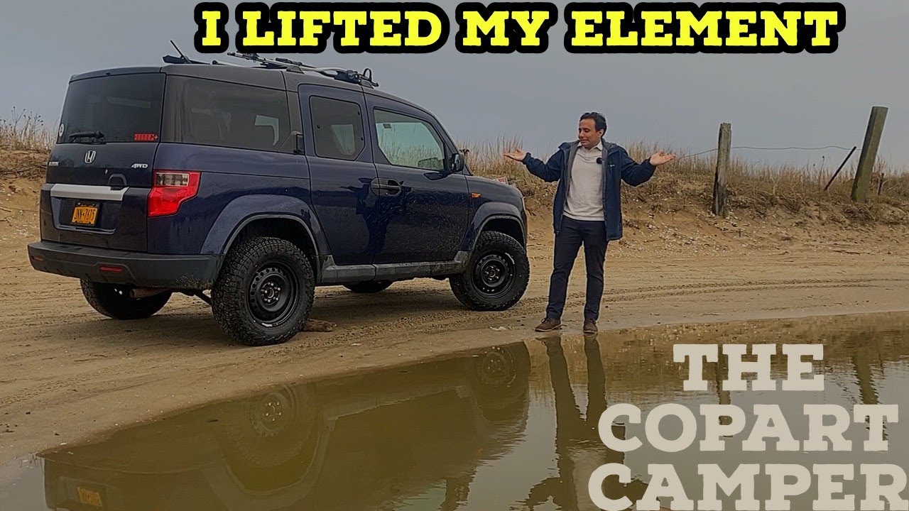 I lifted the element and took it to the beach