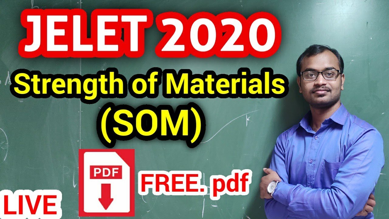 Strength of materials(SOM) suggestions for JELET 2020🔥MAKAUT