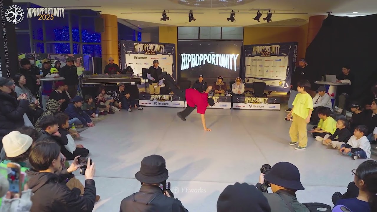【FINAL】 Yumeji vs Rikuyo | Hiphopportunity 2025 WKYM BREAKIN&rsquo; SESSION U-15 1v1 │ FEworks