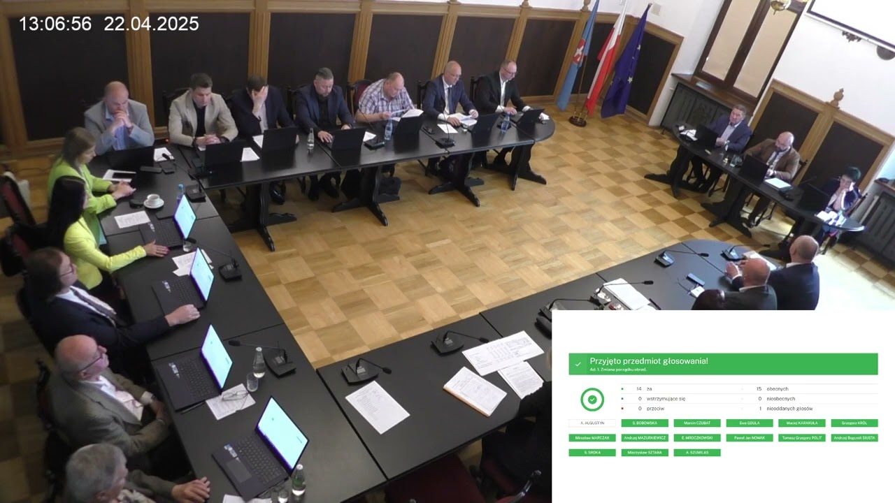 XIII Sesja Rady Miejskiej w Leżajsku.