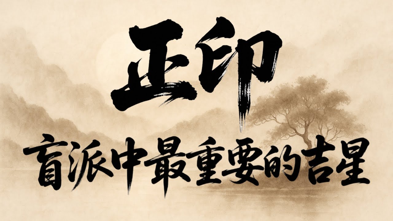十神基礎篇｜正印：八字中最重要的吉星，決定你的福報和層次